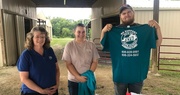 Boyd County Farm Bureau Distributes T-shirts at County Fair