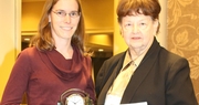 Leslie Meredith receives Excellence in Ag Literacy Award