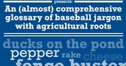 An (almost) comprehensive glossary of baseball jargon with agricultural roots