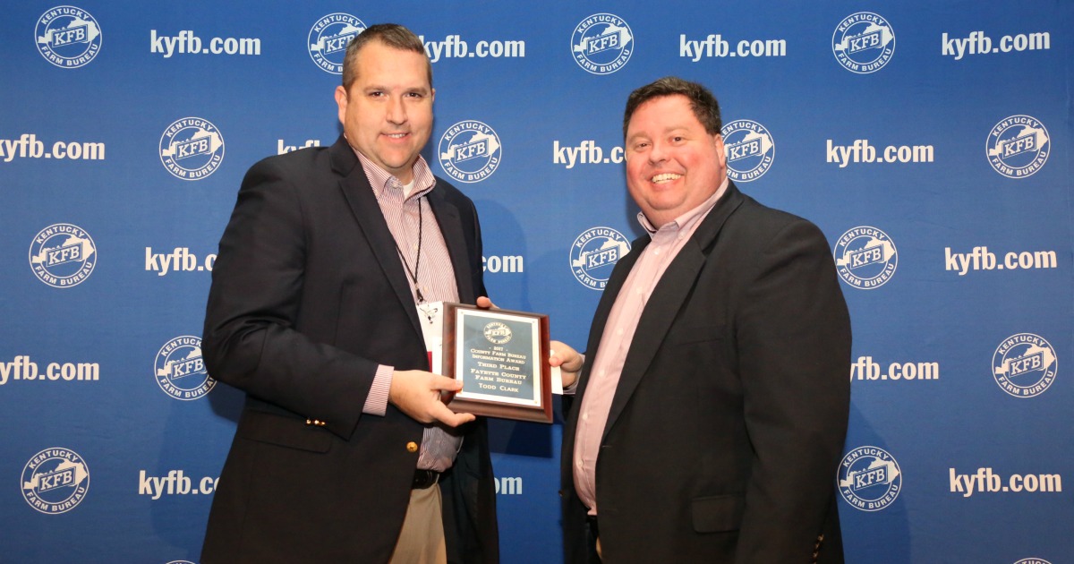 Fayette County Farm Bureau Wins Third Place in County Information