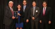 Jay and Trisha Campbell of Logan County win  Excellence in Agriculture award