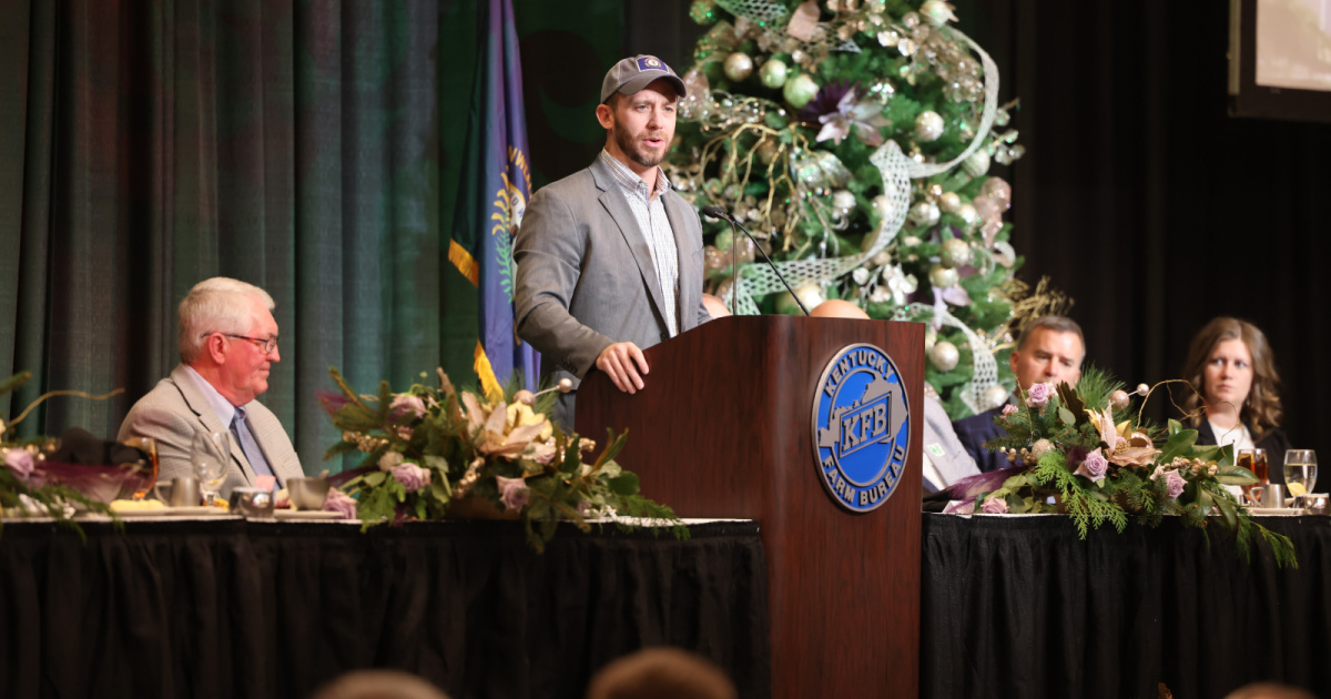 Commissioner of Agriculture Jonathan Shell Shares Progress, Offers Optimism During Kentucky Farm Bureau's 2025 Commodity Luncheon Commissioner of Agriculture Jonathan Shell Shares Progress, Offers Optimism During Kentucky Farm Bureau's 2025 Commodity Luncheon