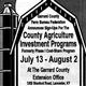 County Agriculture Investment Programs Announcement County Agriculture Investment Programs Announcement