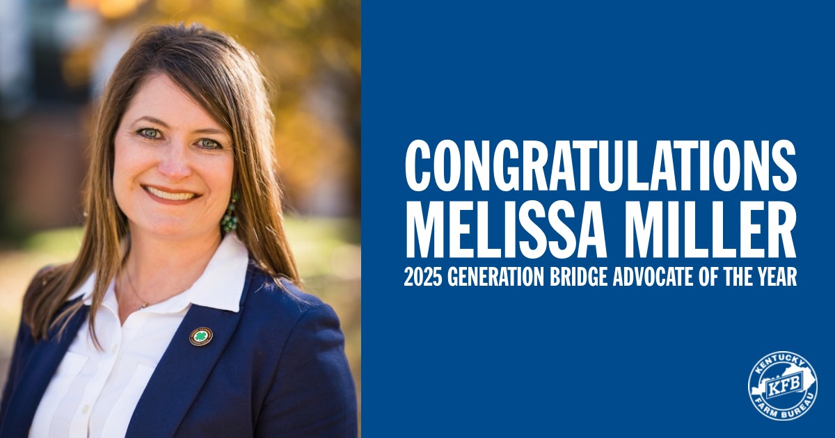 Melissa Miller of Hardin County named KFB's 2025 Generation Bridge Advocate of the Year Melissa Miller of Hardin County named KFB's 2025 Generation Bridge Advocate of the Year
